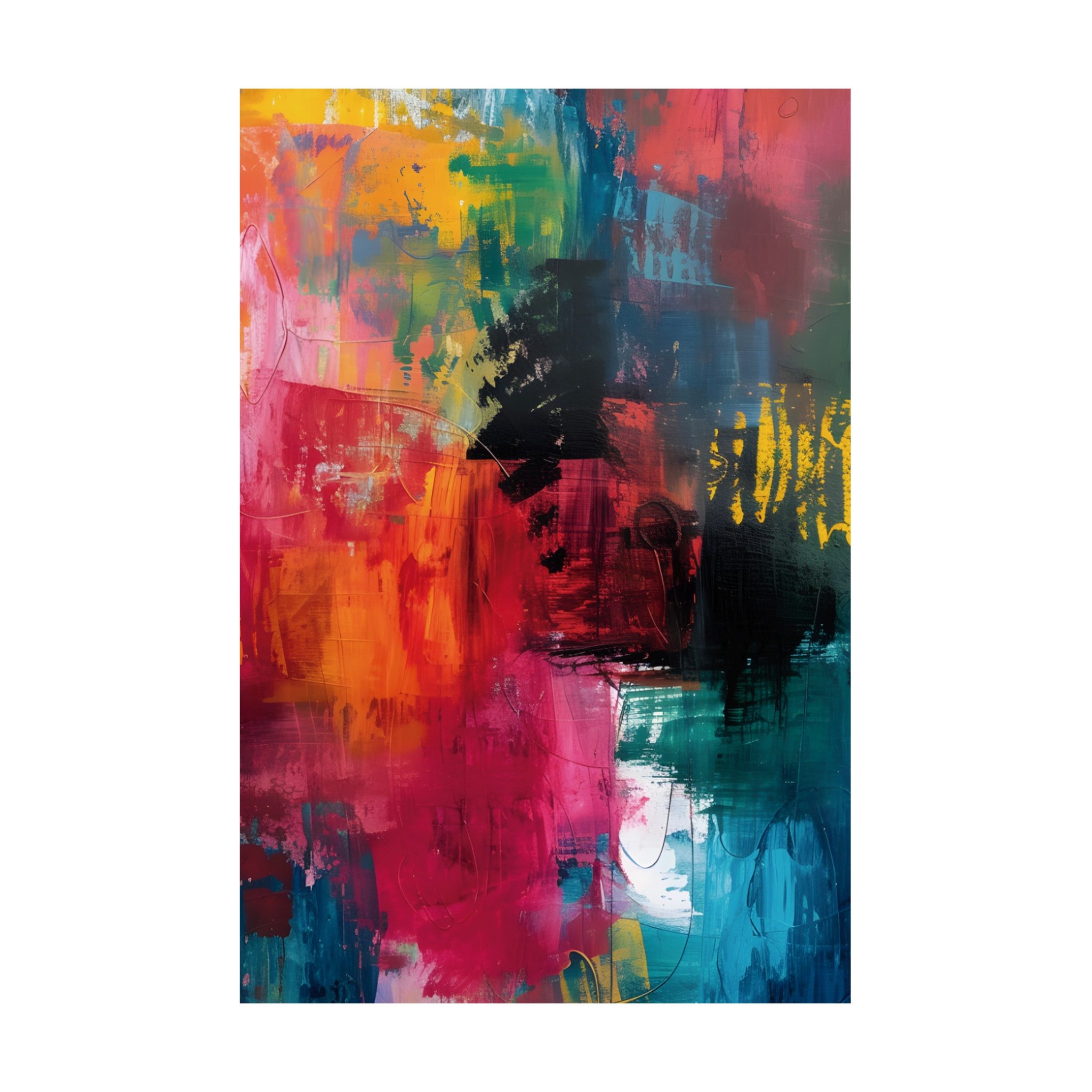 0667 - Quadro Vibração Colorida
