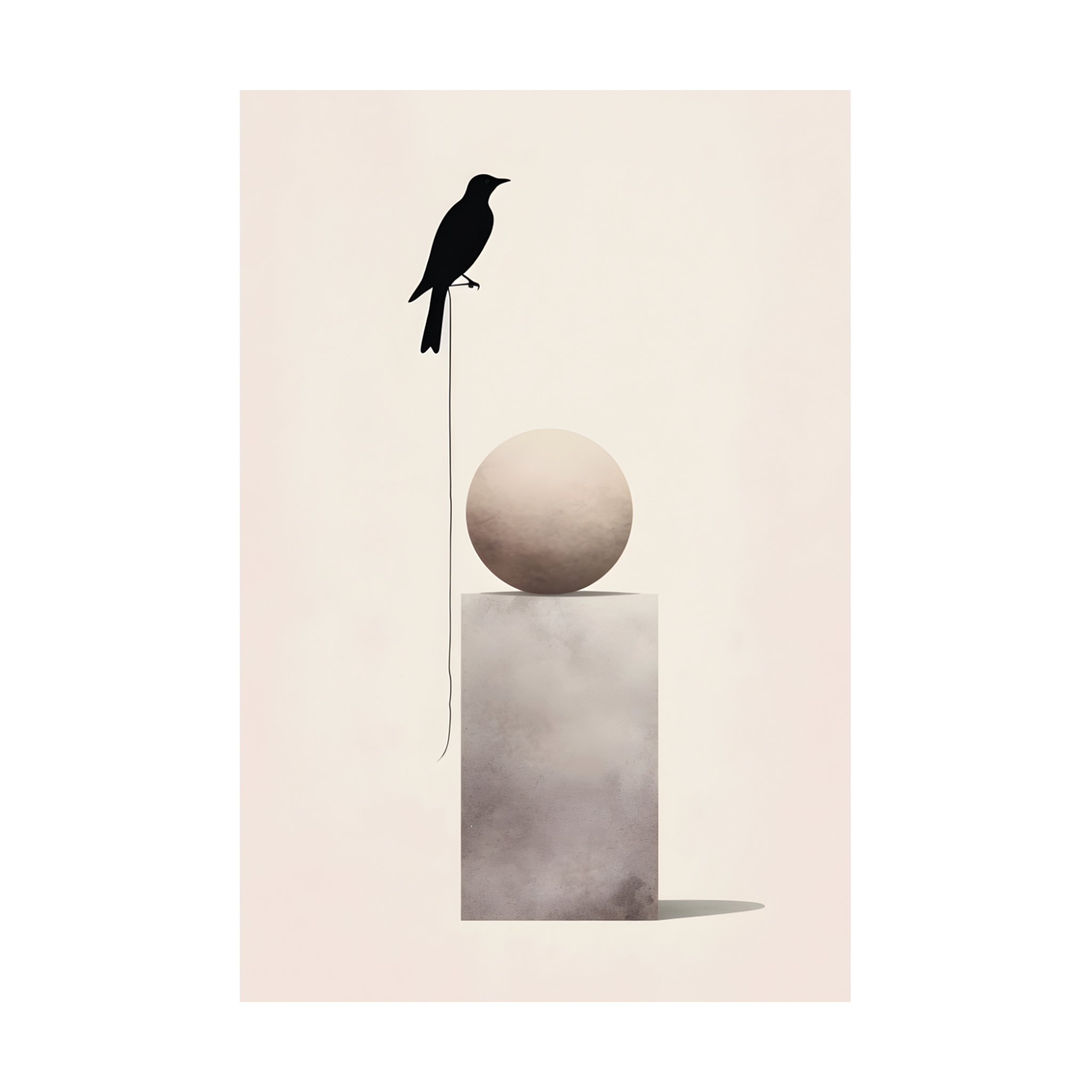 0067 - Quadro Surreal Bird