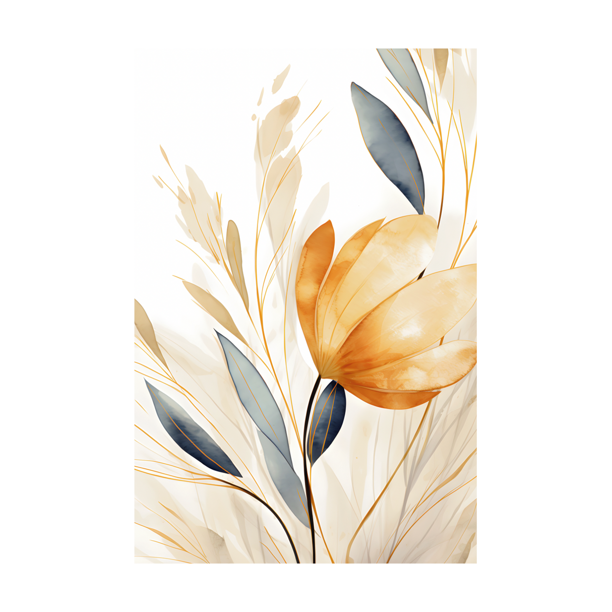 0677 -  Quadro Ritmo da Flor