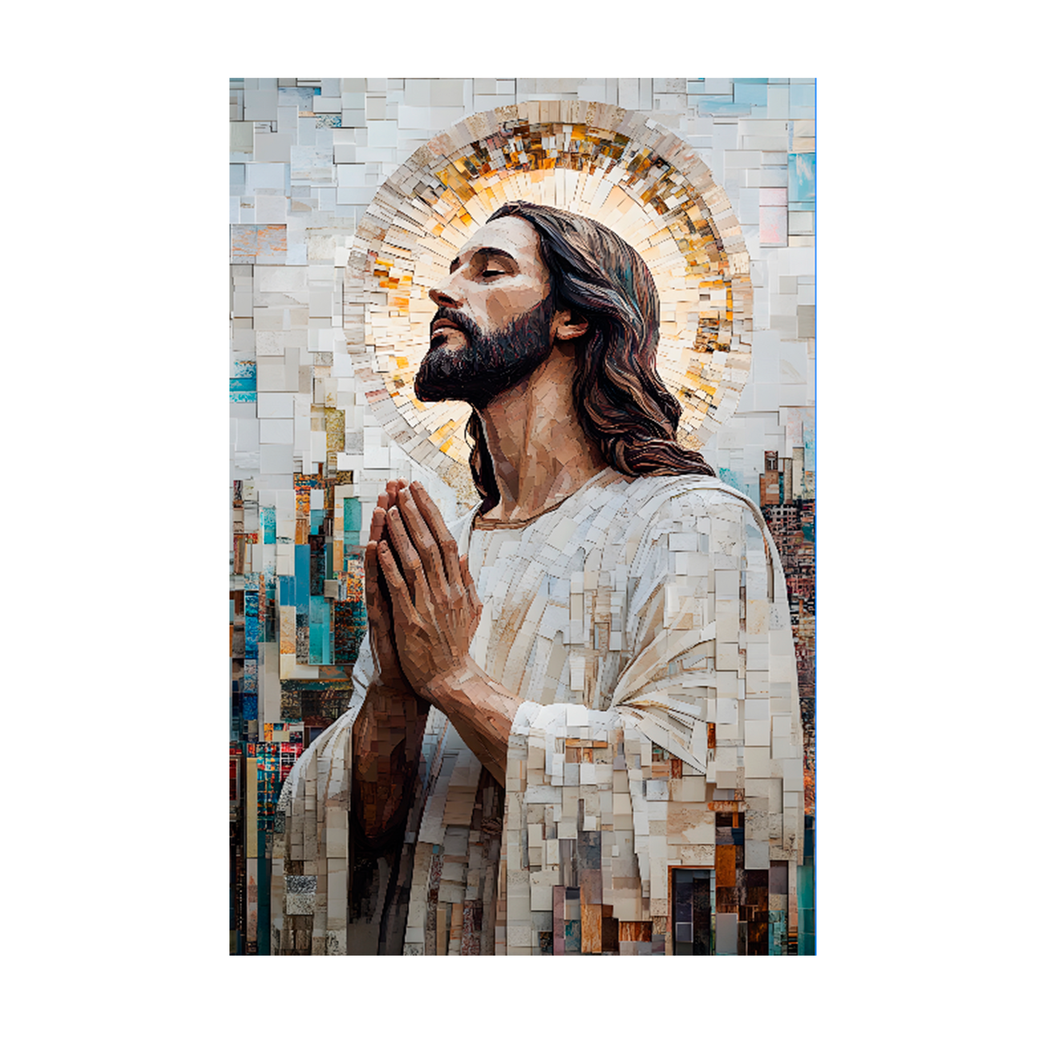 0697 - Quadro Prece Divina