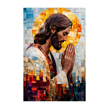 0698 - Quadro Mosaico Jesus