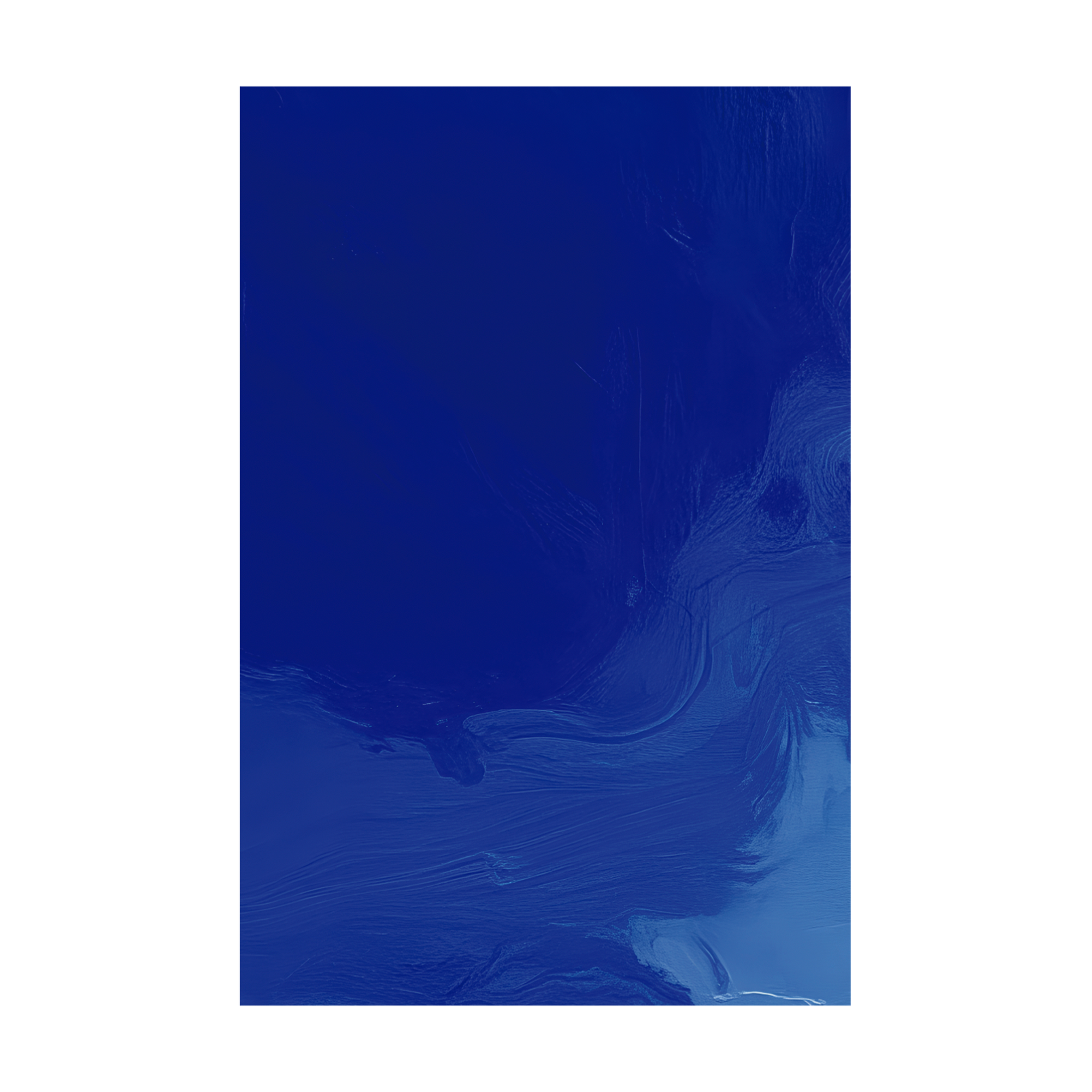 0699 - Quadro Pintura Azul Forte
