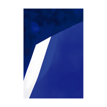 0715 - Quadro Origami Azul 2