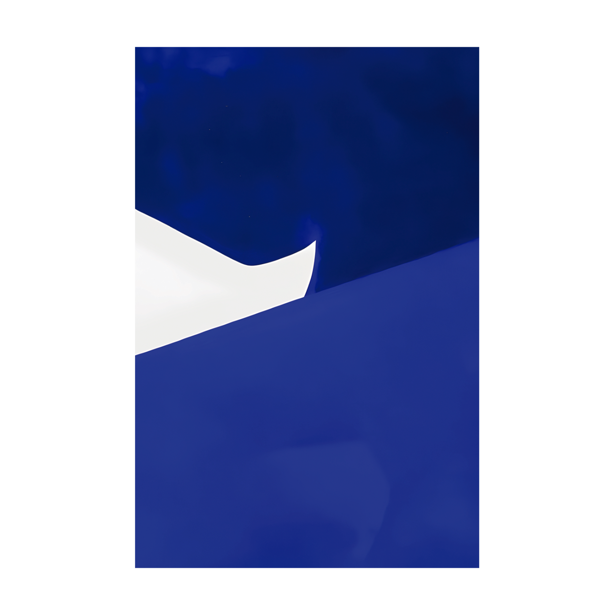 0716 - Quadro Origami Azul 3