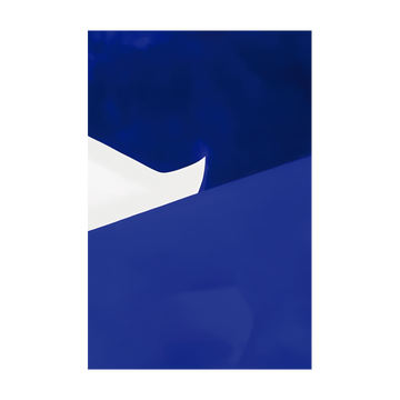 0716 - Quadro Origami Azul 3