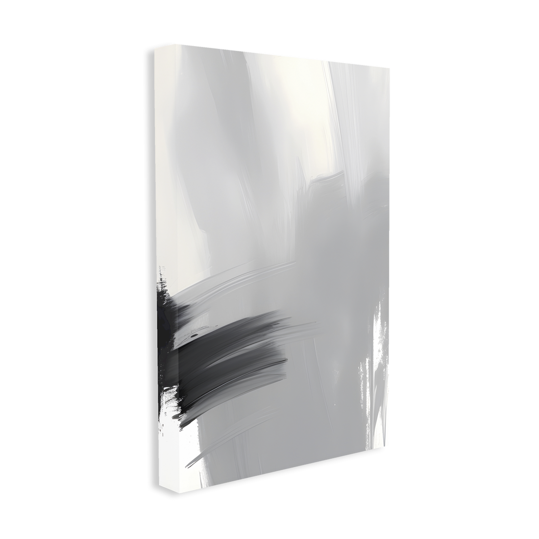 0073 - Quadro Gray Brush Strokes 1