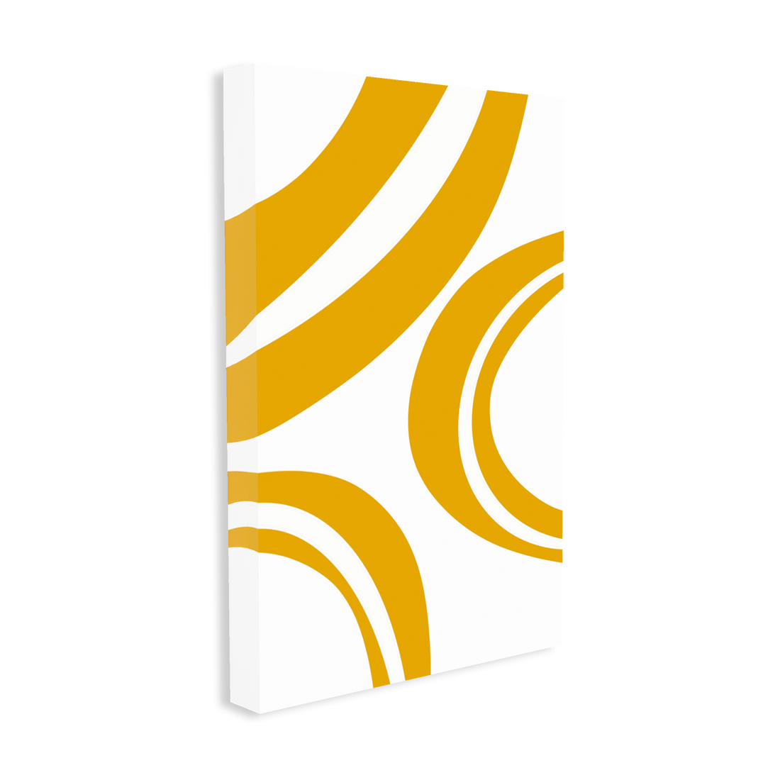 0735 - Quadro Curvas Amarelas 1