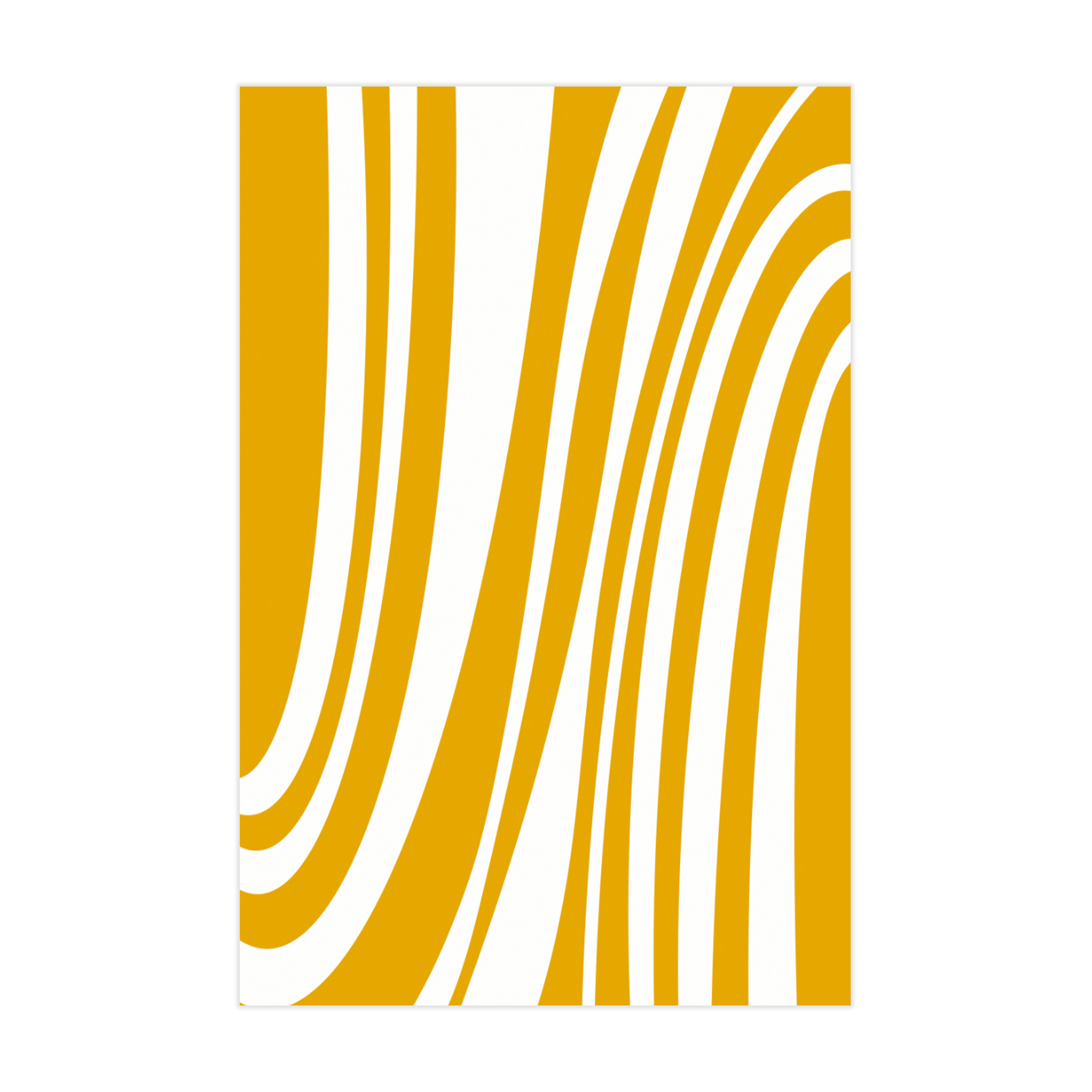 0736 - Quadro Curvas Amarelas 2