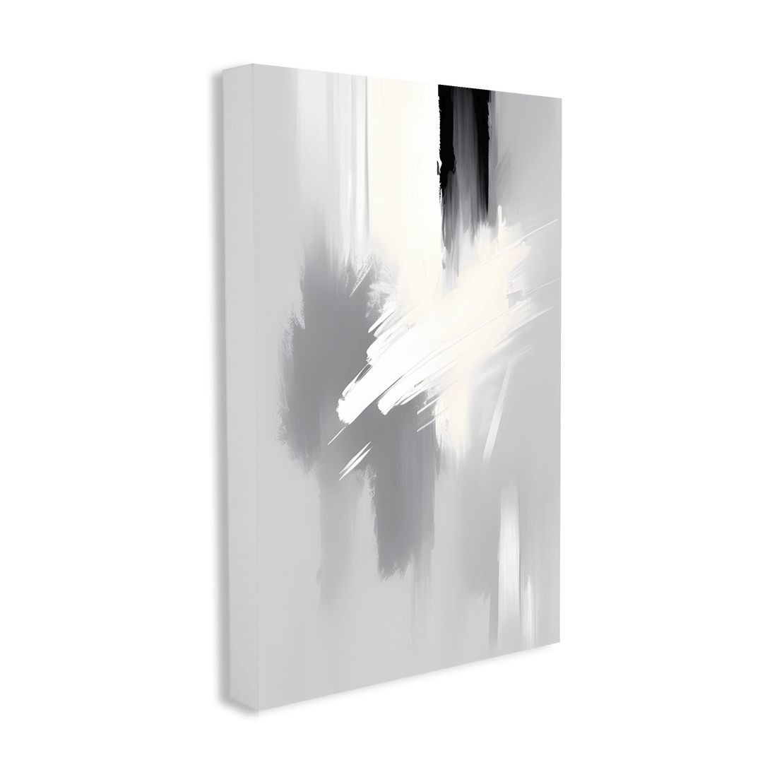 0074 - Quadro Gray Brush Strokes 2