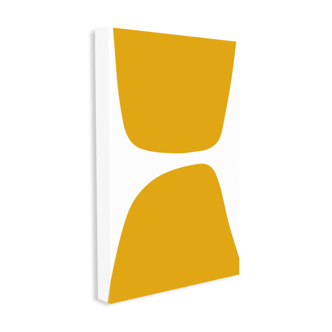 0743 - Quadro Curvas em Amarelo 1