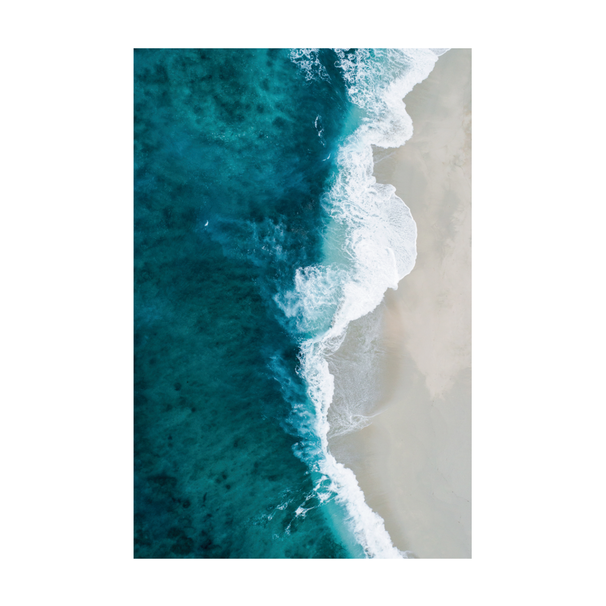 0755 - Quadro Entre Ondas e Areia 2