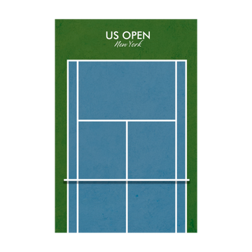 0762 - Quadro Quadra de Tênis Us Open