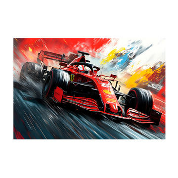 0768 - Quadro Fórmula 1 Pintura III