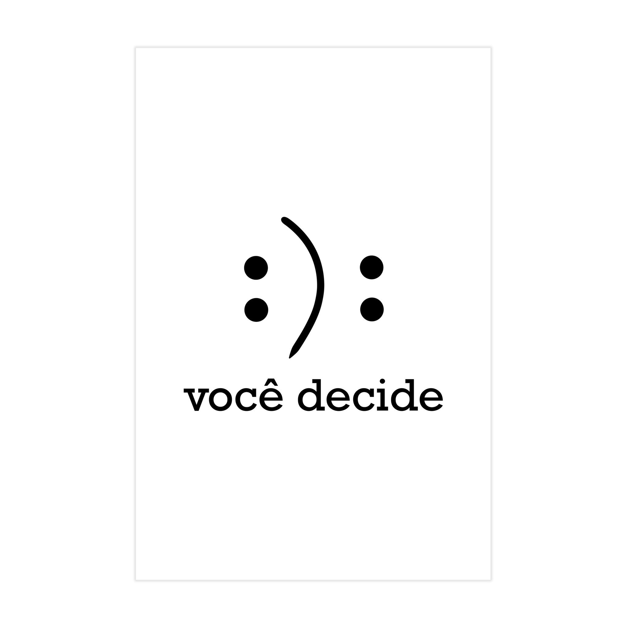 0790 - Quadro Você Decide