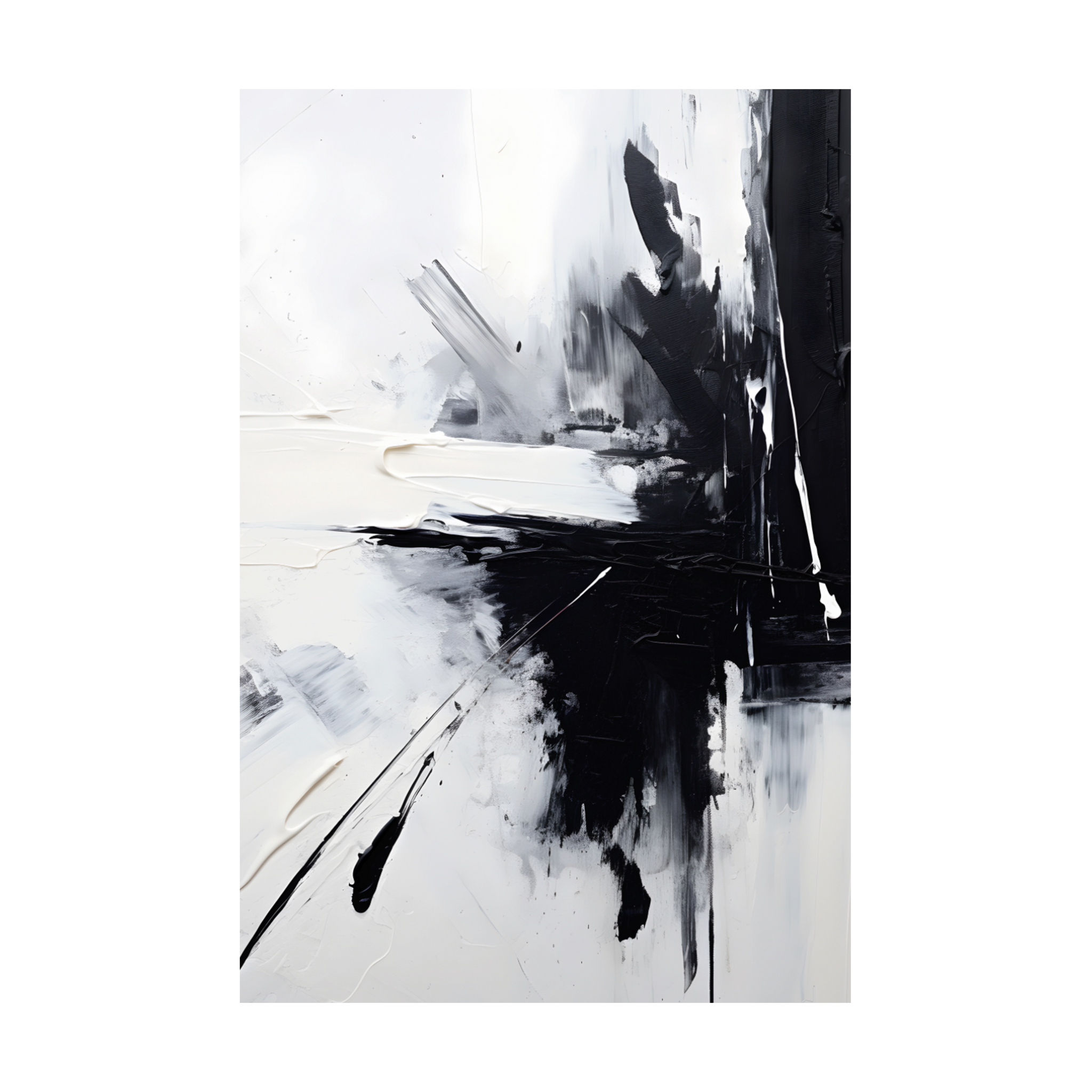 0081 - Quadro Splash Black 1