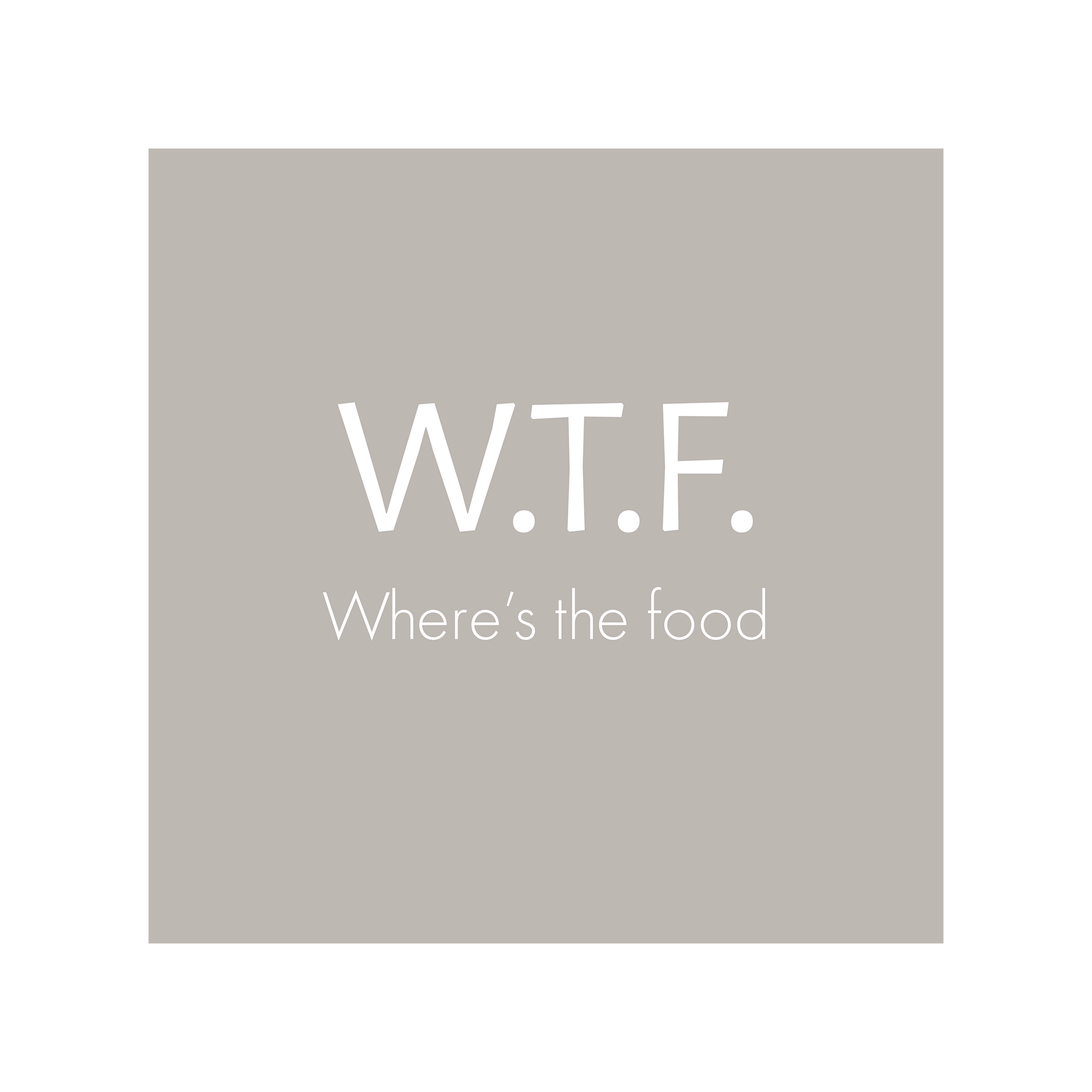 0835 - Quadro Where's The Food 2