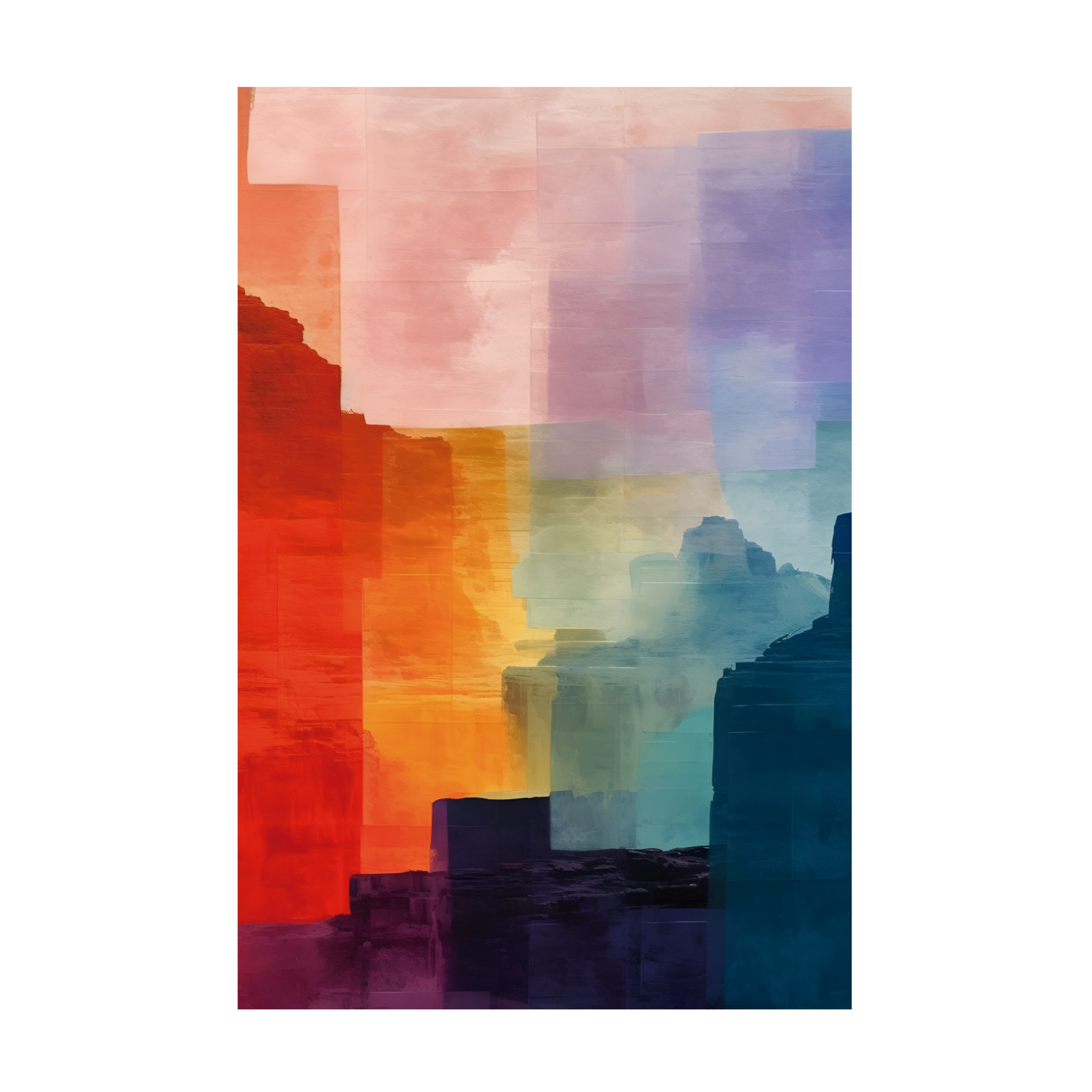 0870 - Quadro Diversidade de Cores