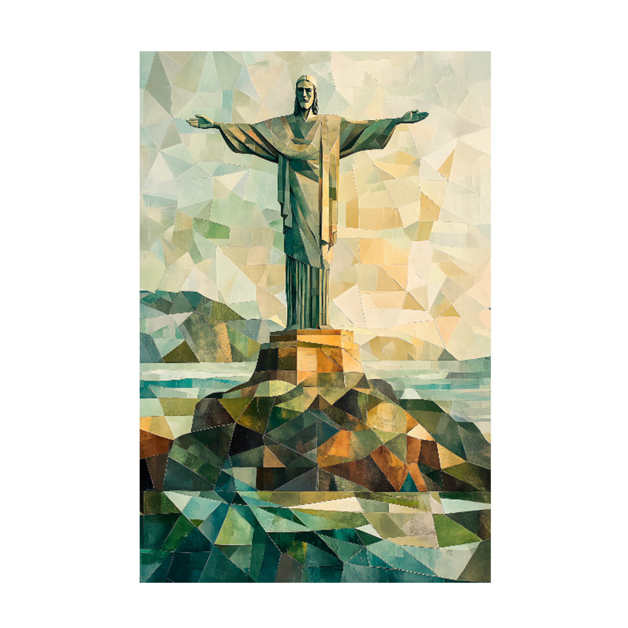 0877 - Quadro Cristo Redentor II