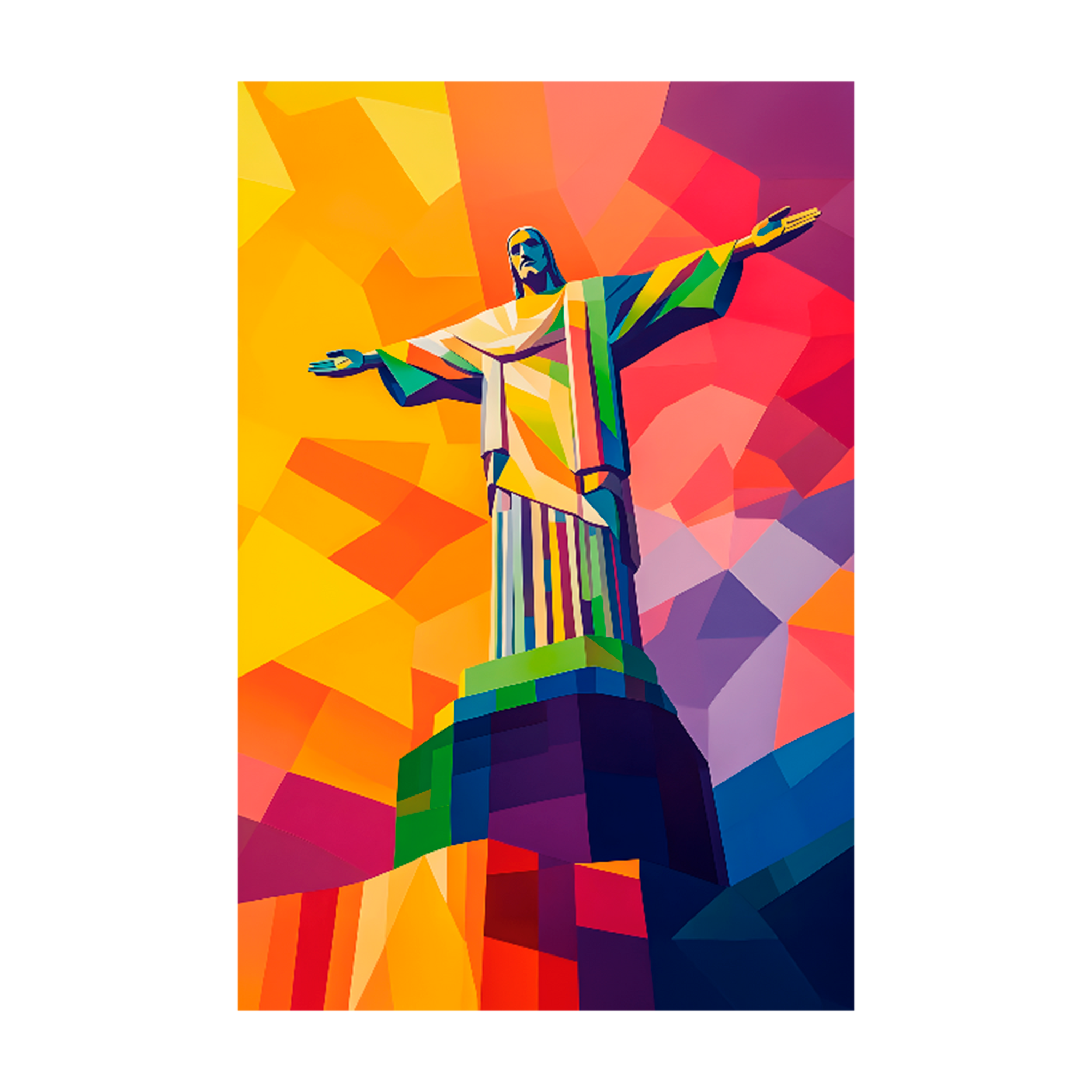 0879 - Quadro Cristo Redentor III