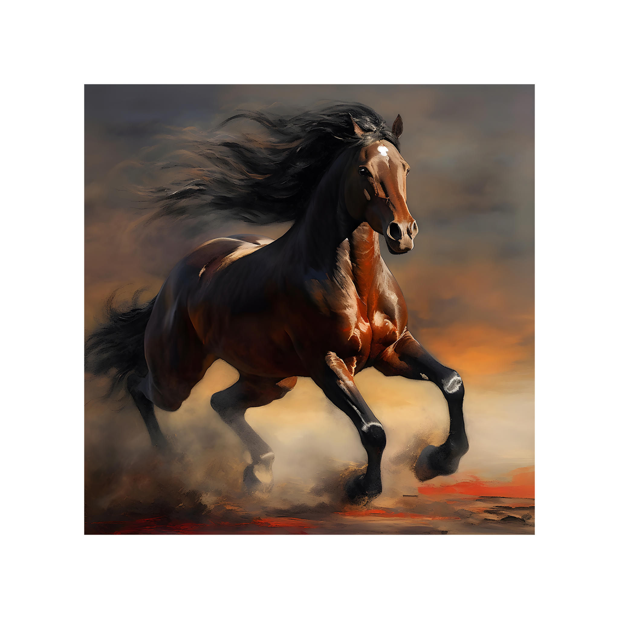 0905 - Quadro Cavalo Selvagem