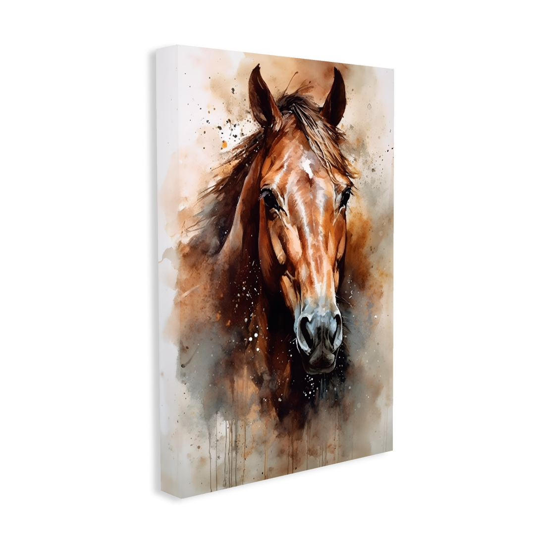 0906 - Quadro Retrato Cavalo