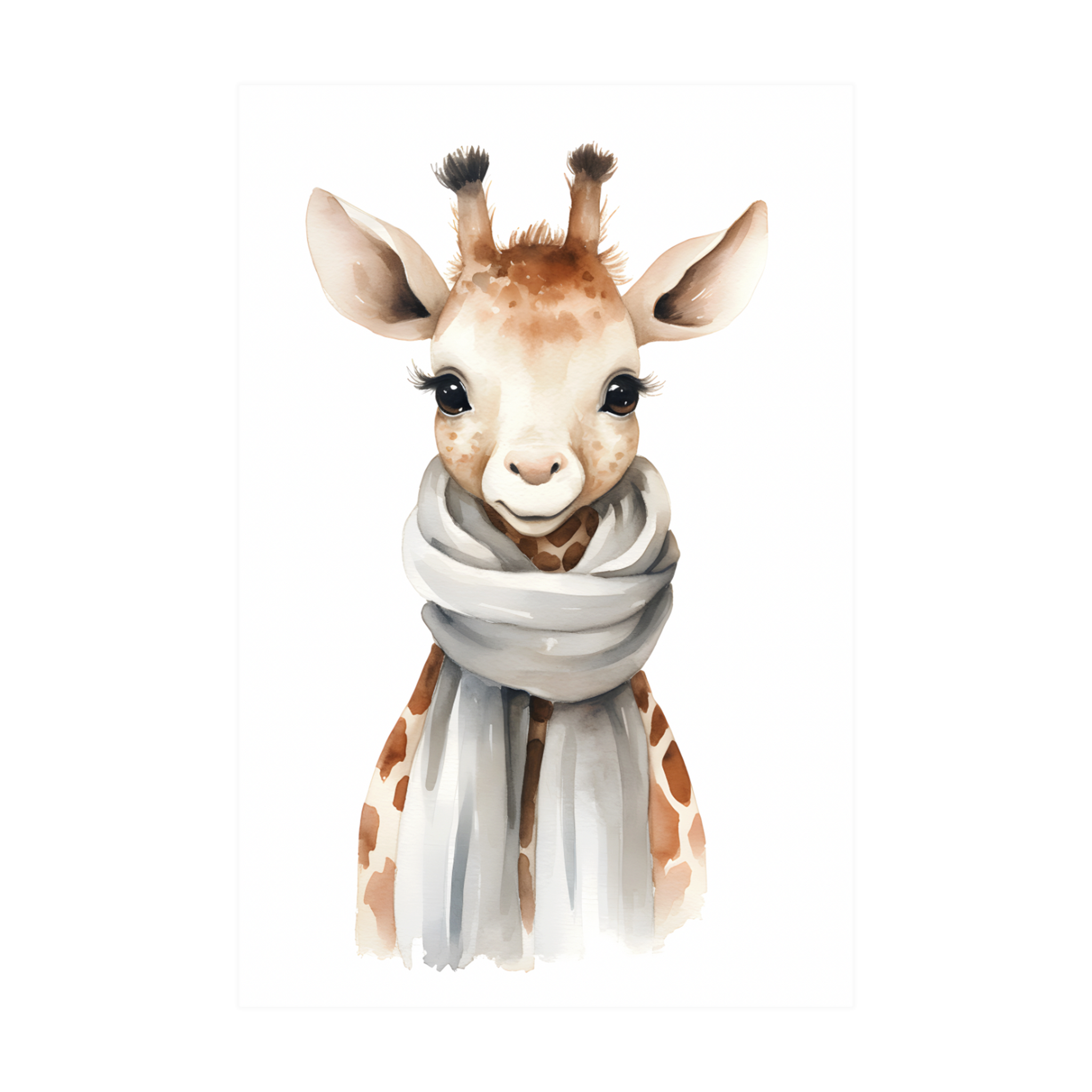 0910 - Quadro Pequena Girafa II