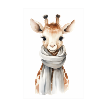 0910 - Quadro Pequena Girafa II