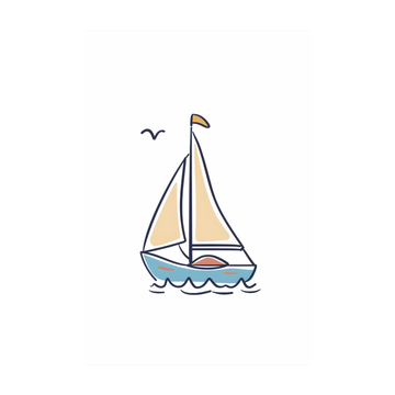 0913 - Quadro O pequeno Barco