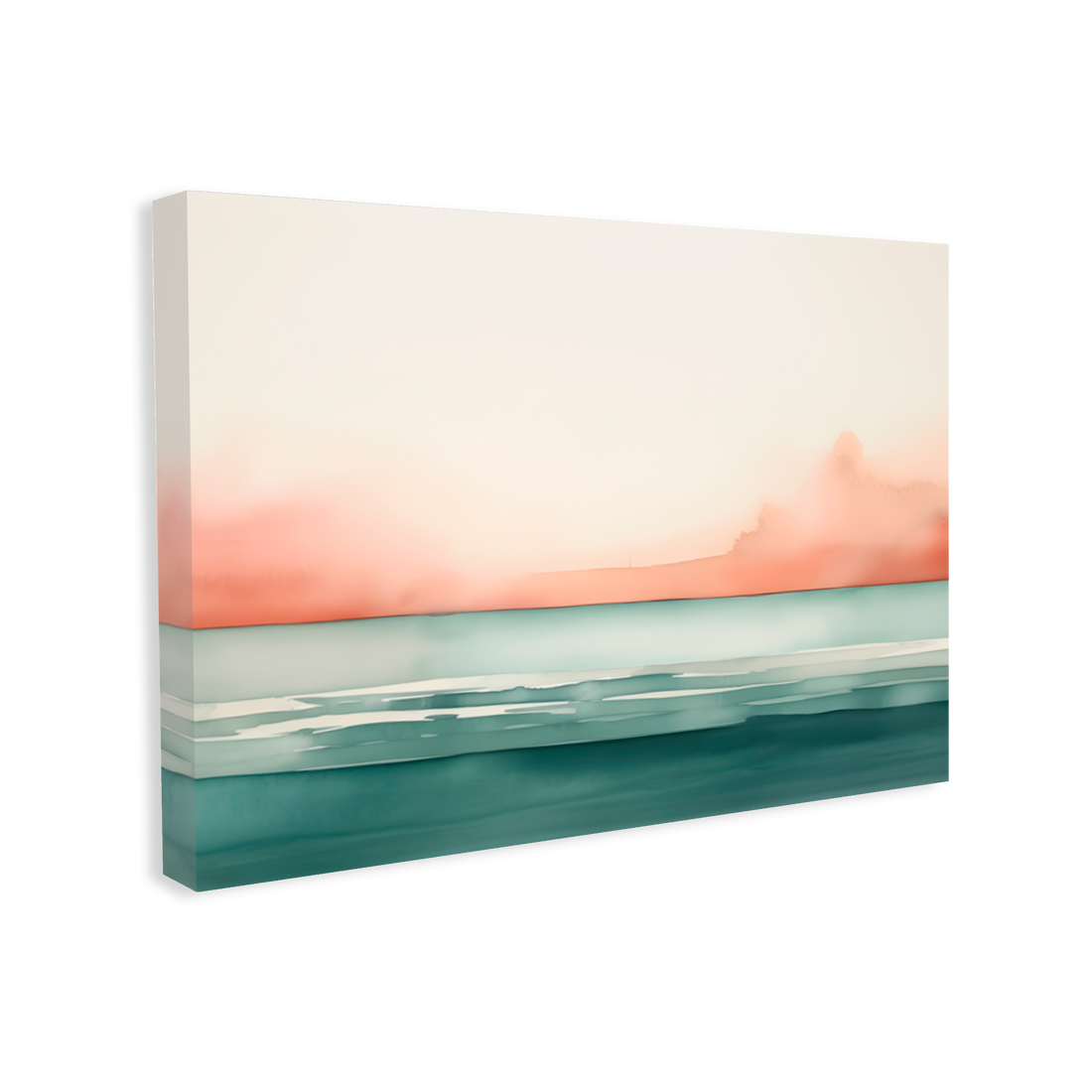 0978 - Quadro Azul e Rosa ao Luar