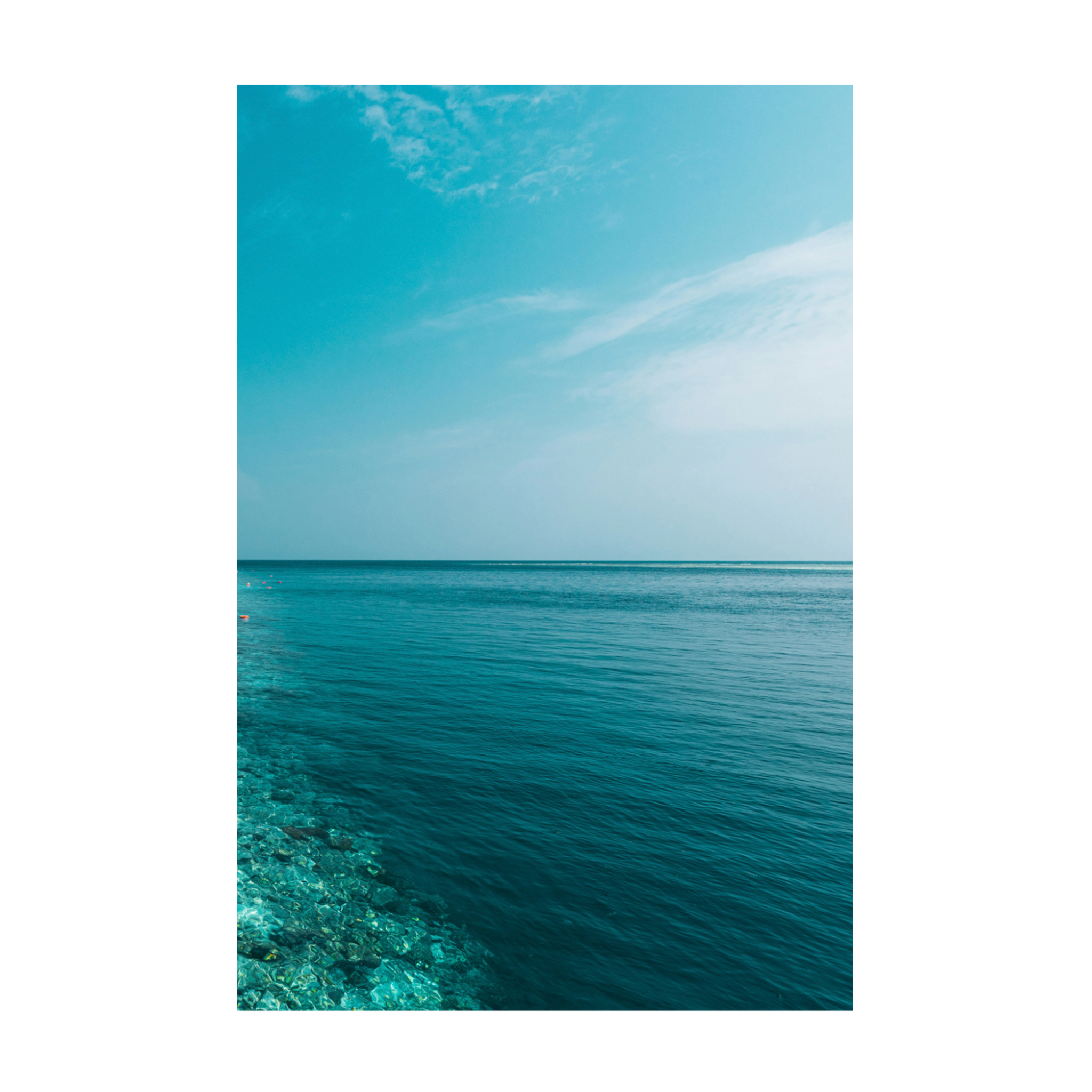 0989 - Quadro Horizonte no Mar