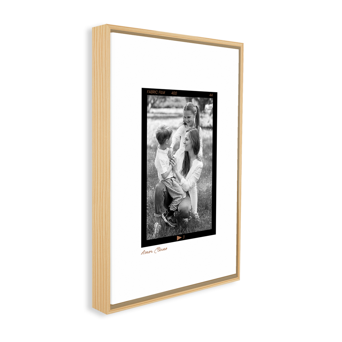 1328 - Quadro Dia das Mães - 1 foto personalizada - Estilo câmera