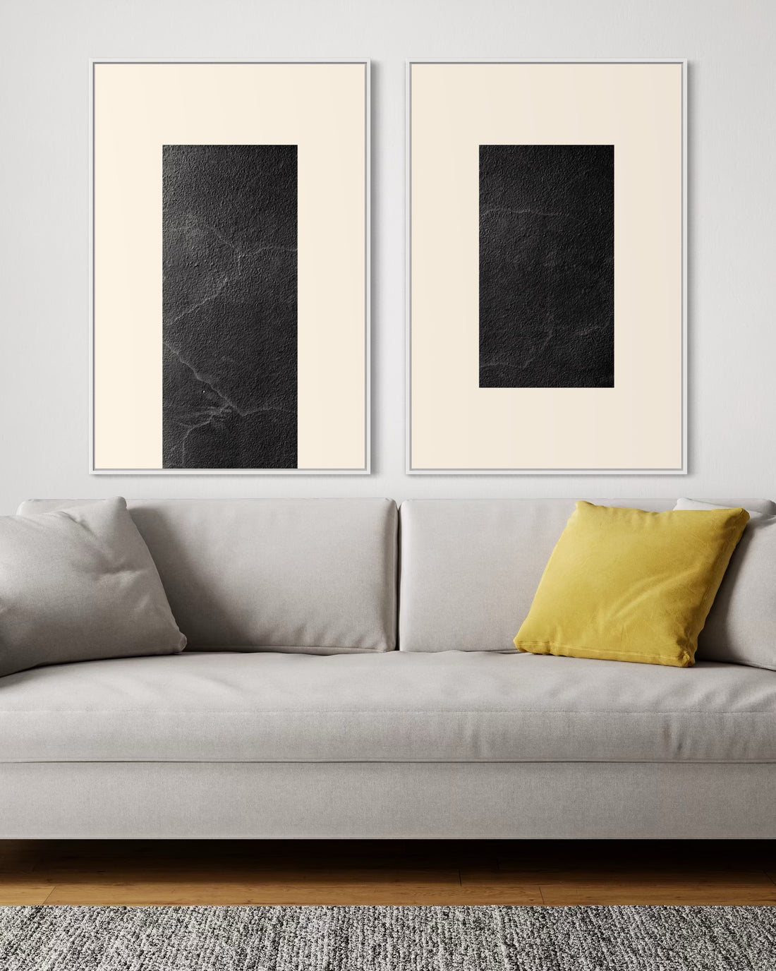 2240 - Dupla de Quadros Textura Geométrica