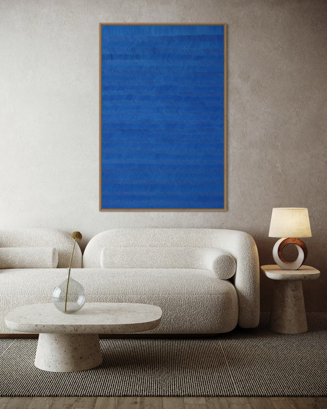 1525 - Quadro Abstrato Full Blue