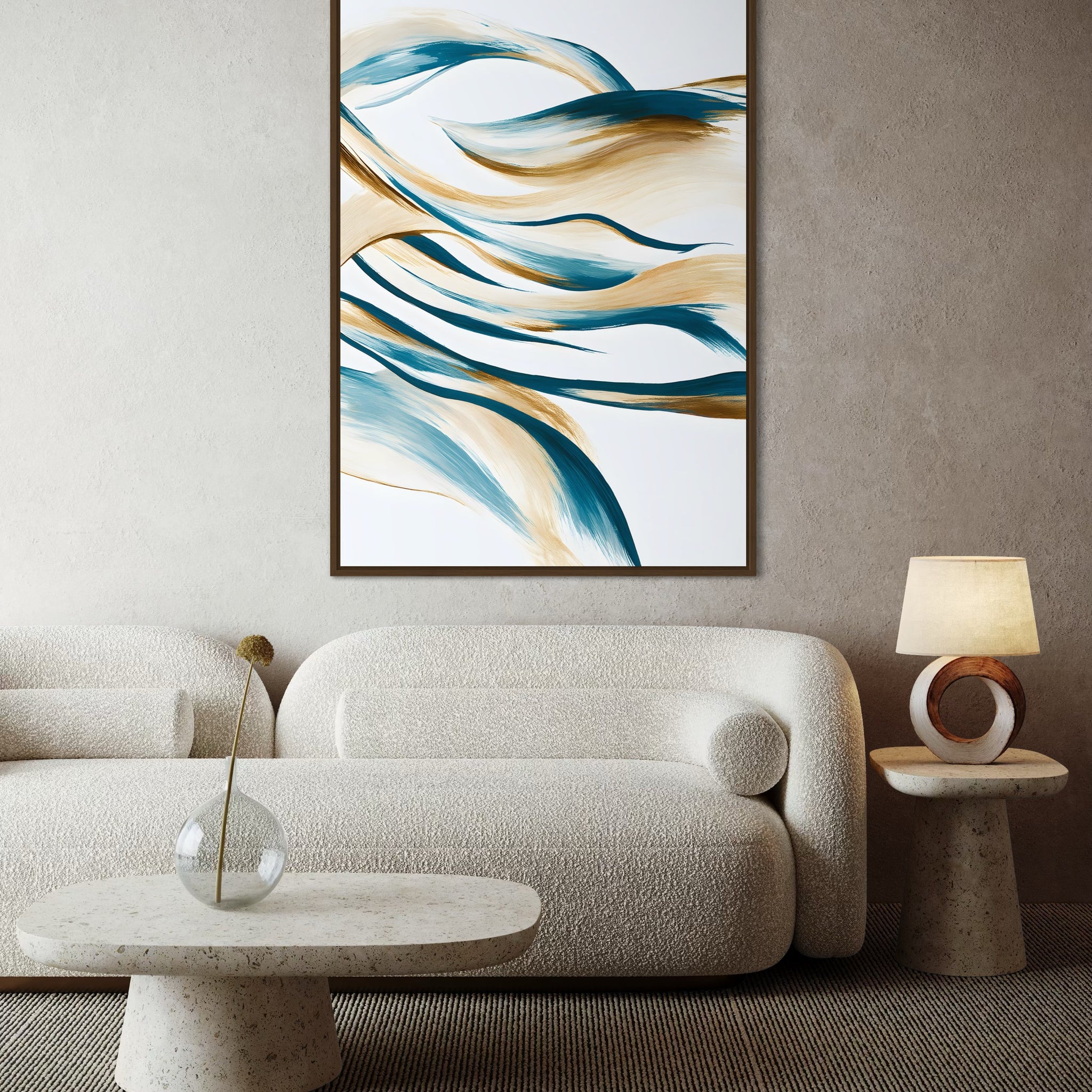 1437 - Quadro Abstrato Pintura Mimimalista