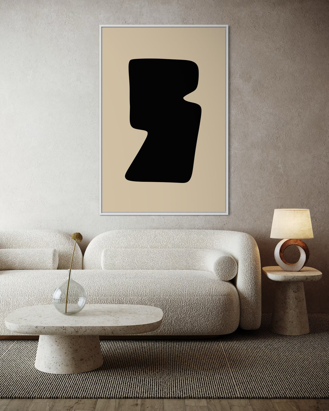 1563 -  Quadro Abstrato Forma Contemporânea 2