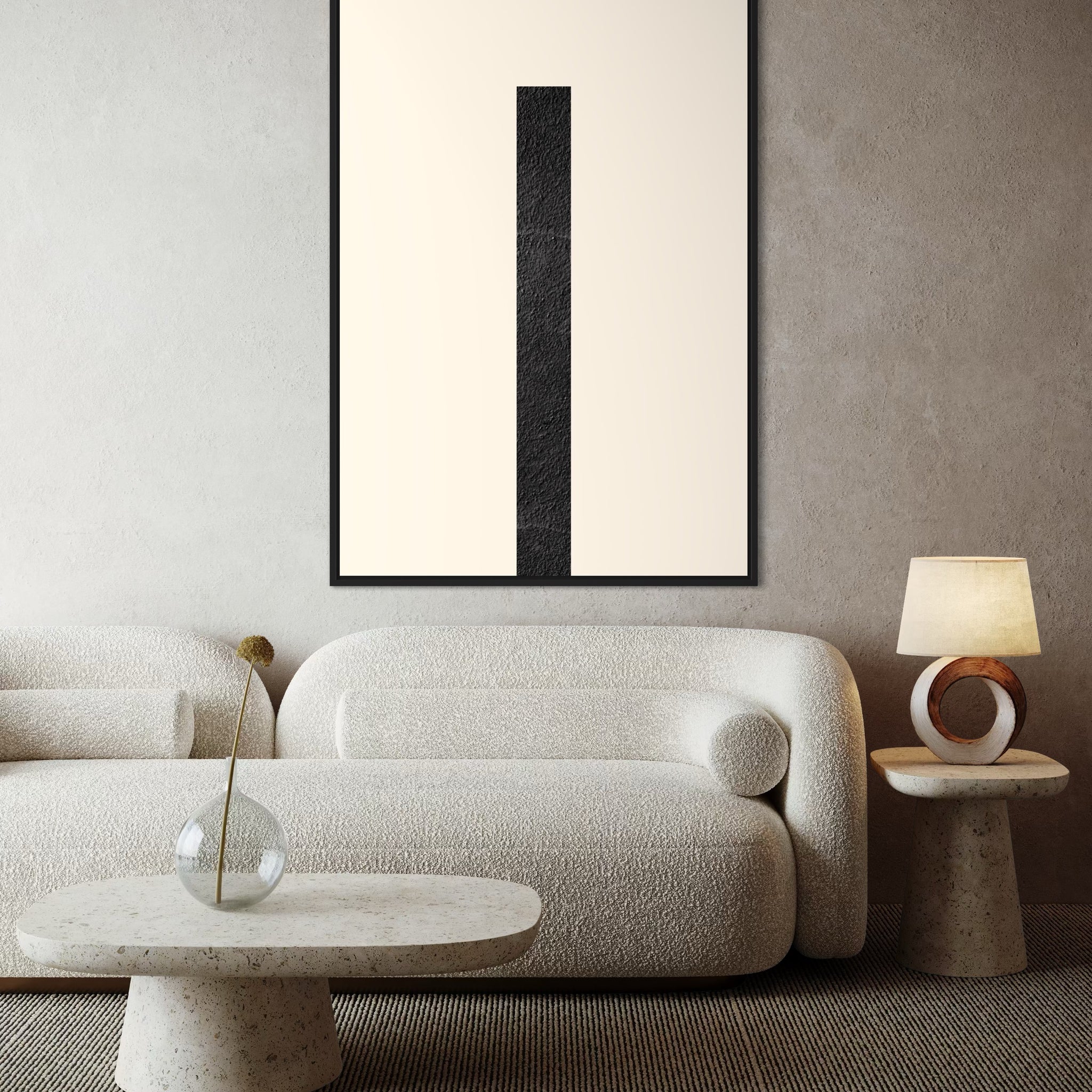 1535 - Quadro Abstrato Textura de Pedra 2