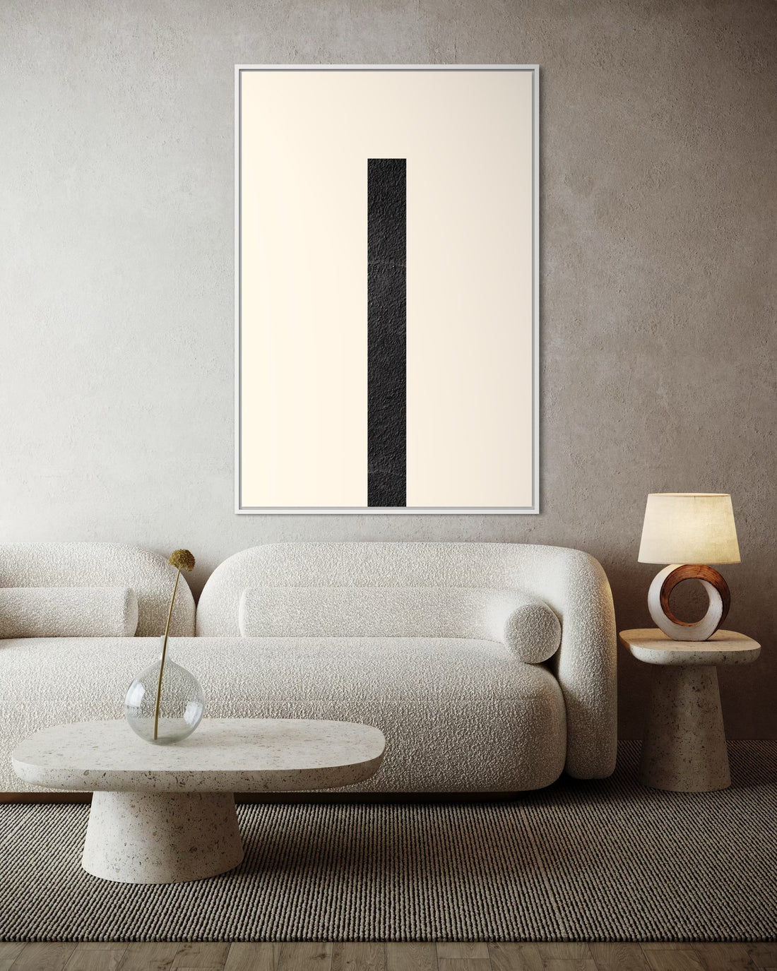 1535 - Quadro Abstrato Textura de Pedra 2