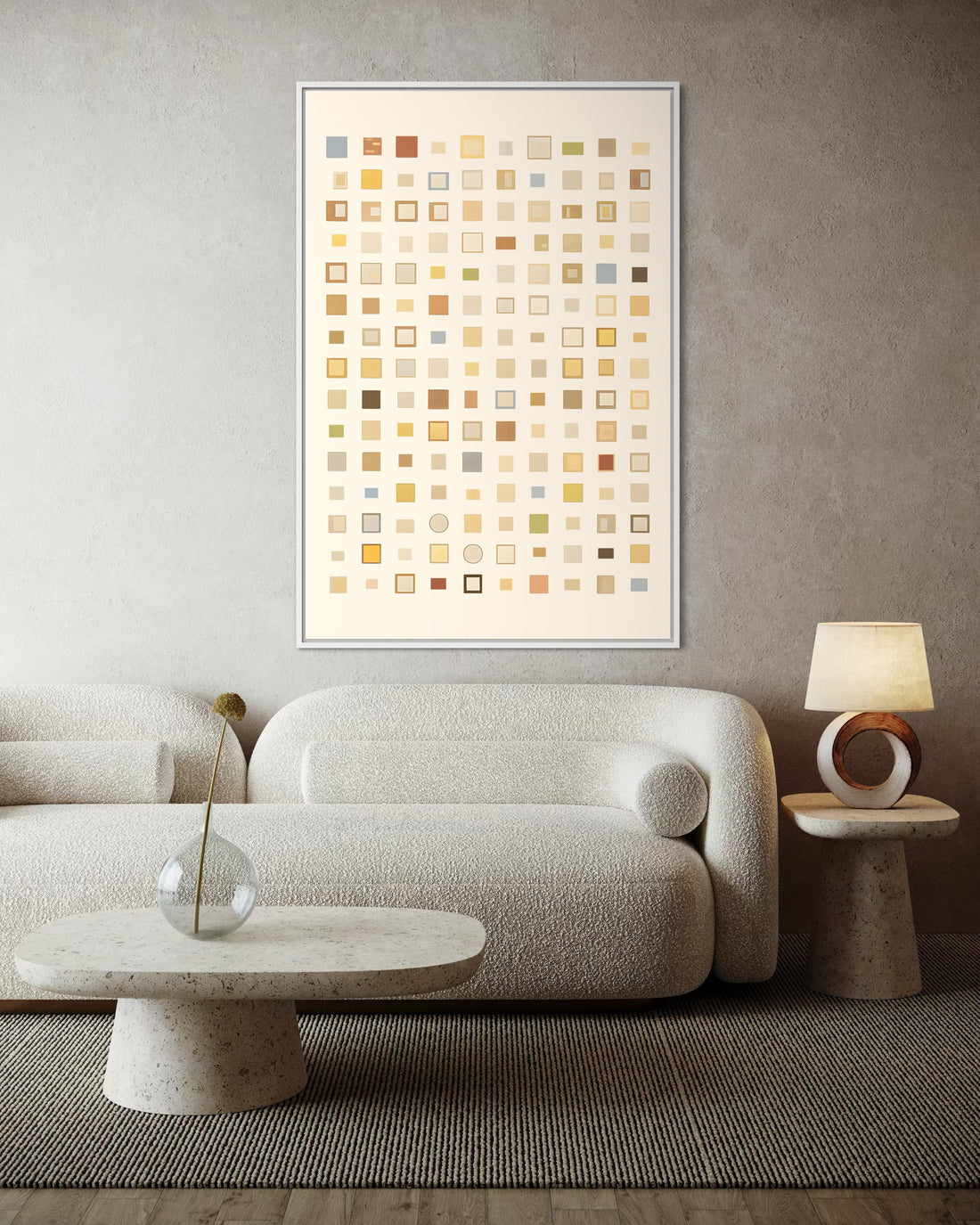 1533 - Quadro Abstrato Variedade Geométrica