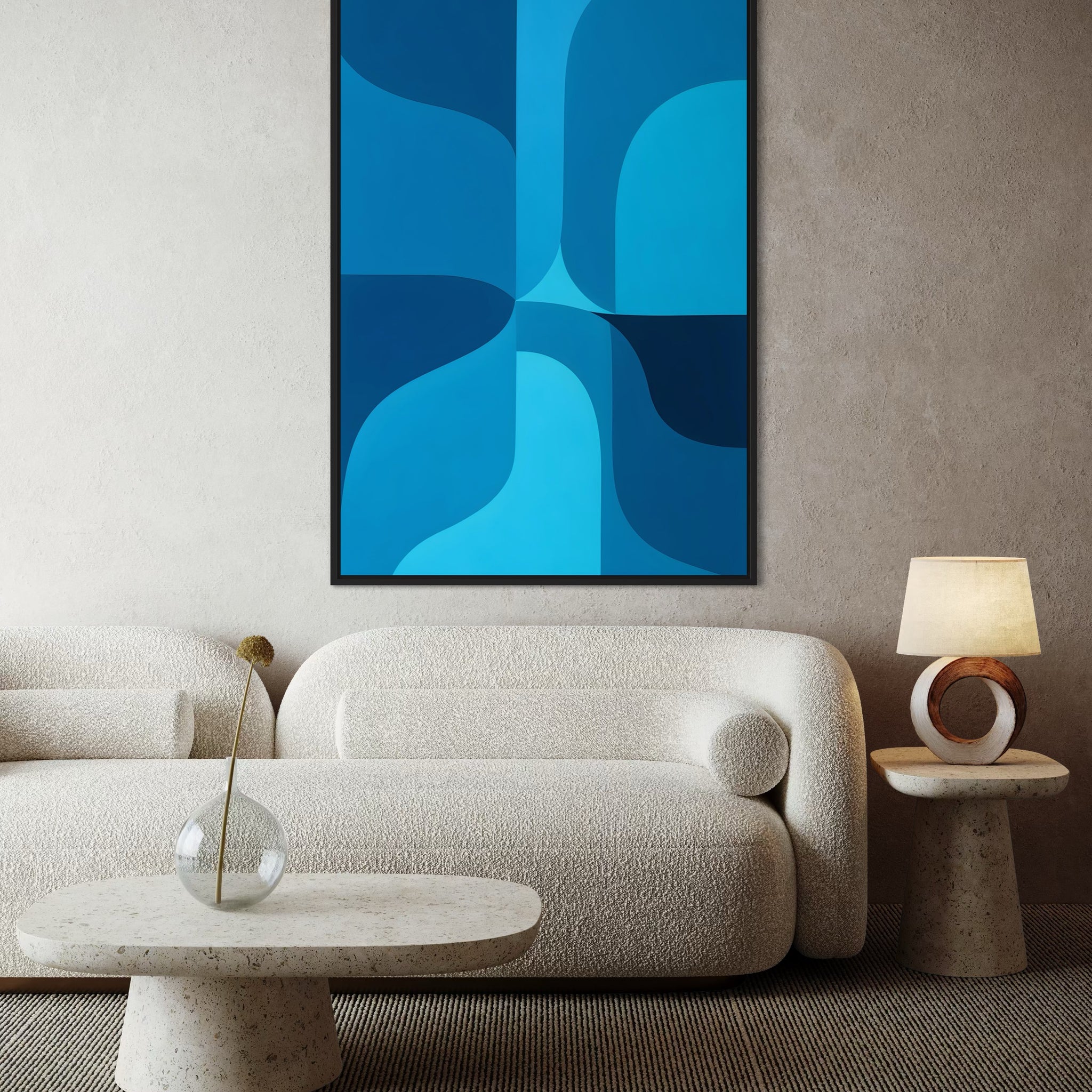 1559 - Quadro Abstrato Formas e Tons 1