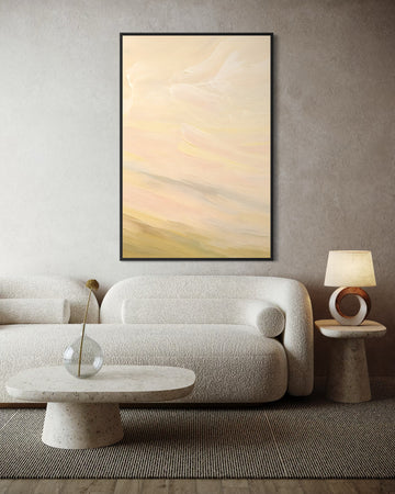 1579 - Quadro Abstrato Suavidade Clara