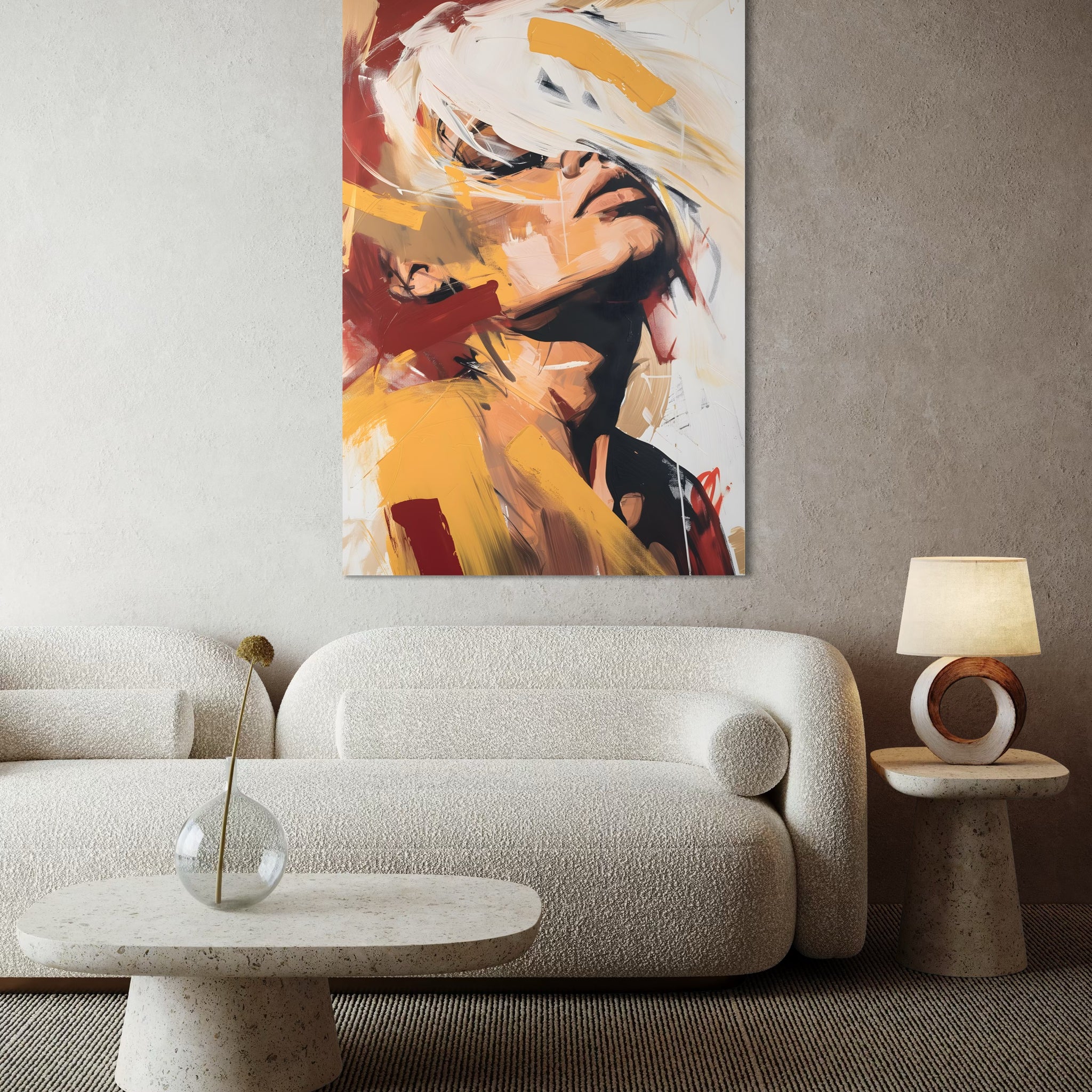 1588 - Quadro Abstrato Pose Mulher