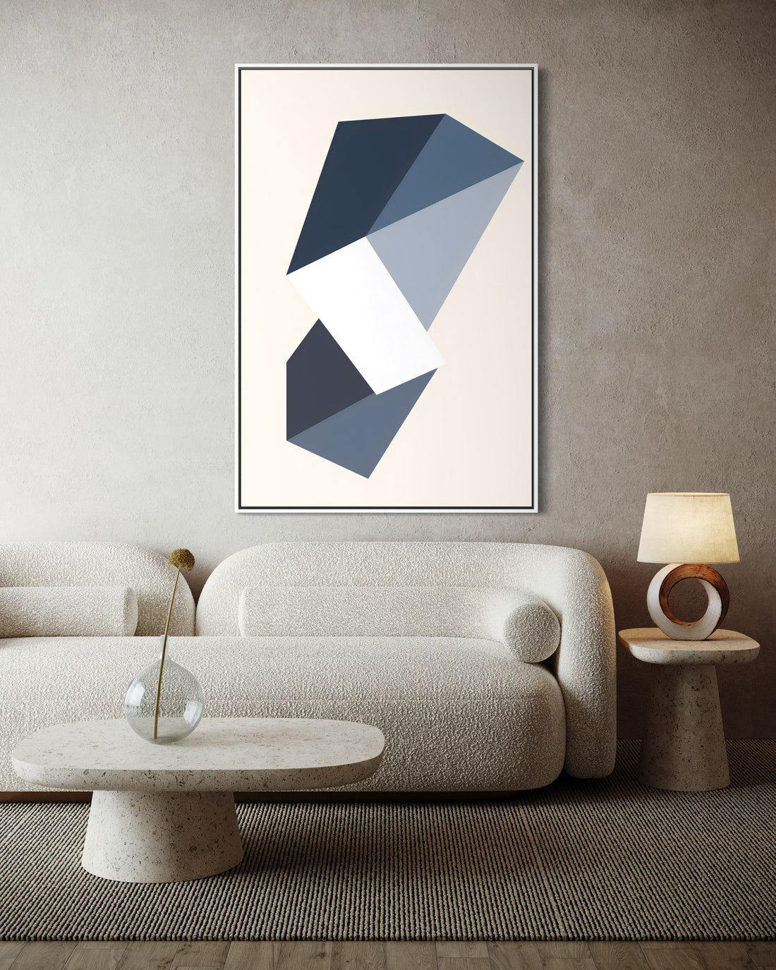 1577 - Quadro Abstrato Compactação Geométrica