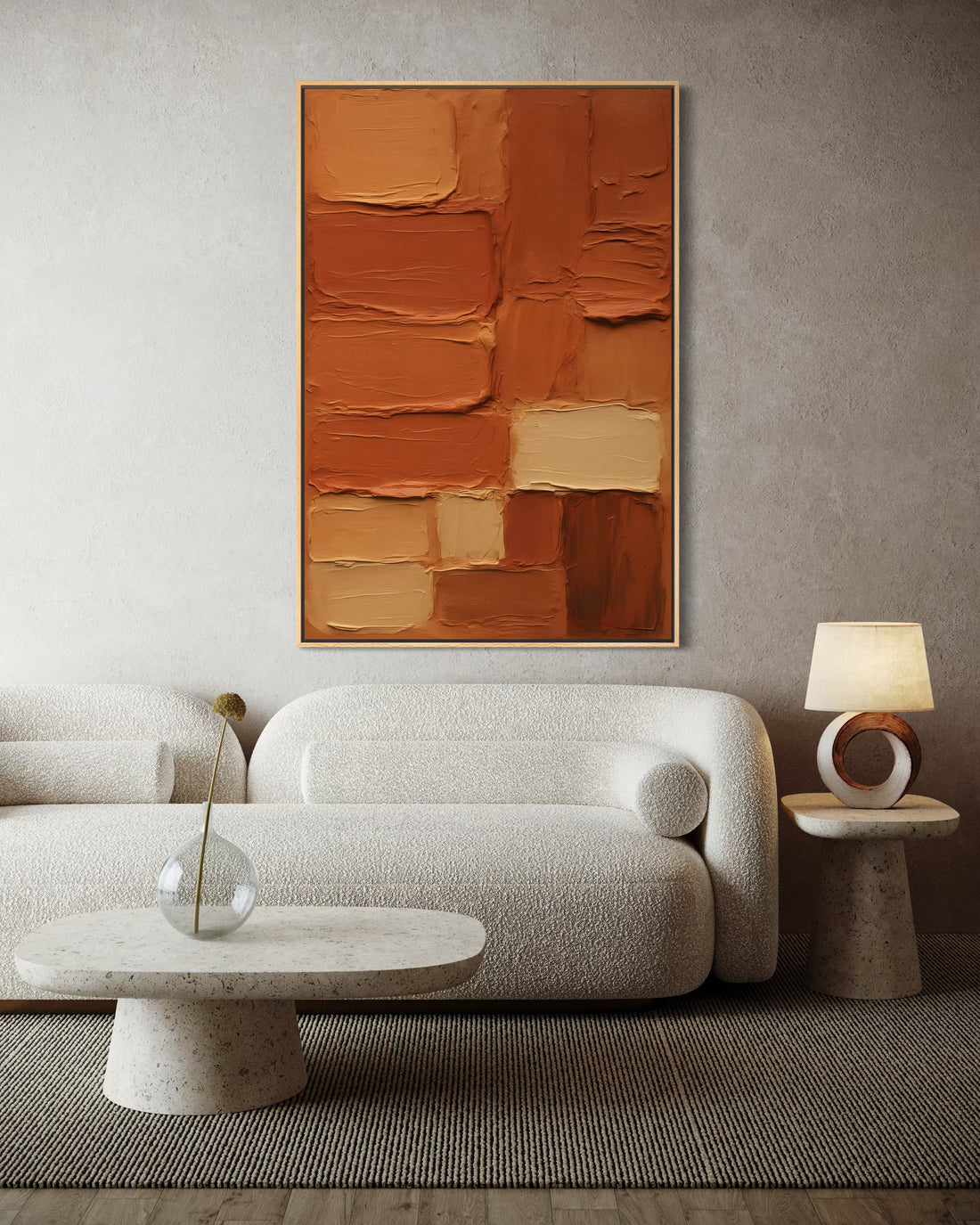 1595 - Quadro Abstrato Terroso 2