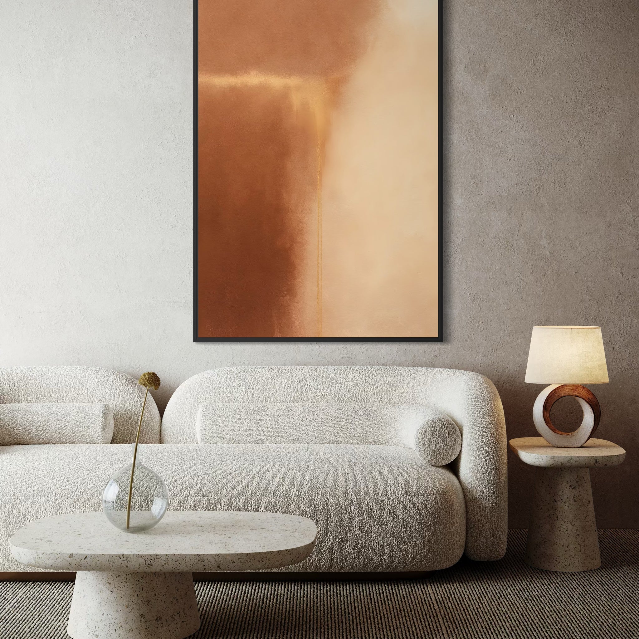 1597 - Quadro Abstrato Divisão Terrosa