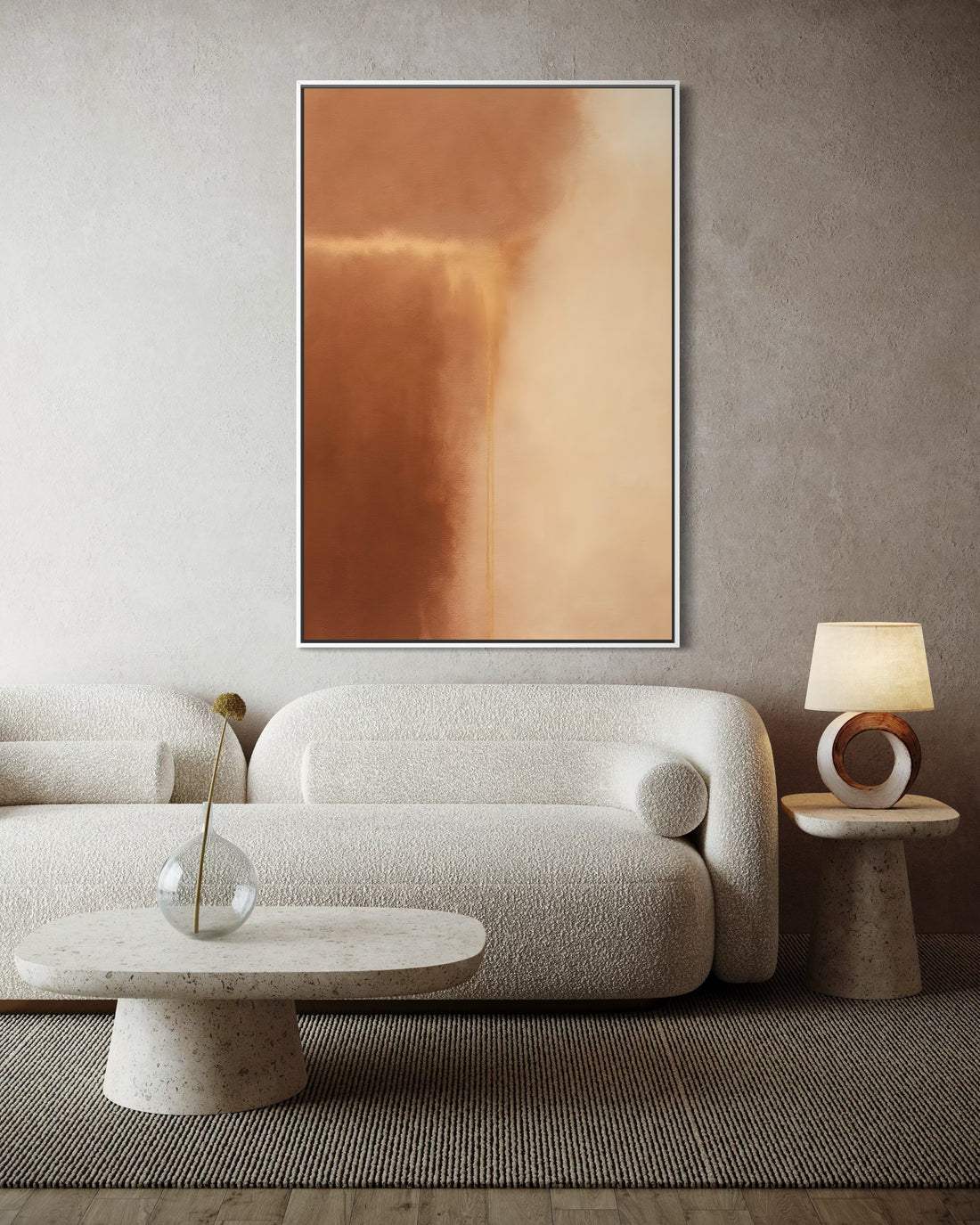 1597 - Quadro Abstrato Divisão Terrosa