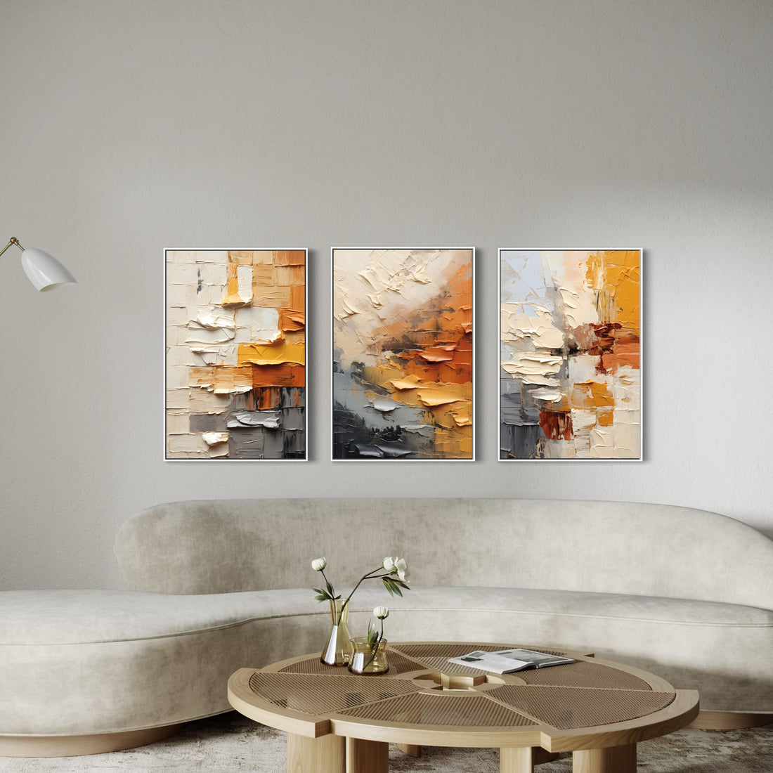 3040 - Trio de Quadros Sensação 3D