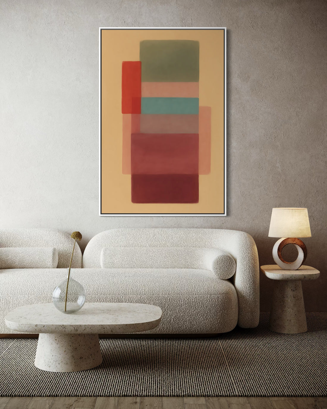 1602 - Quadro Abstratos Formas Sobrepostas