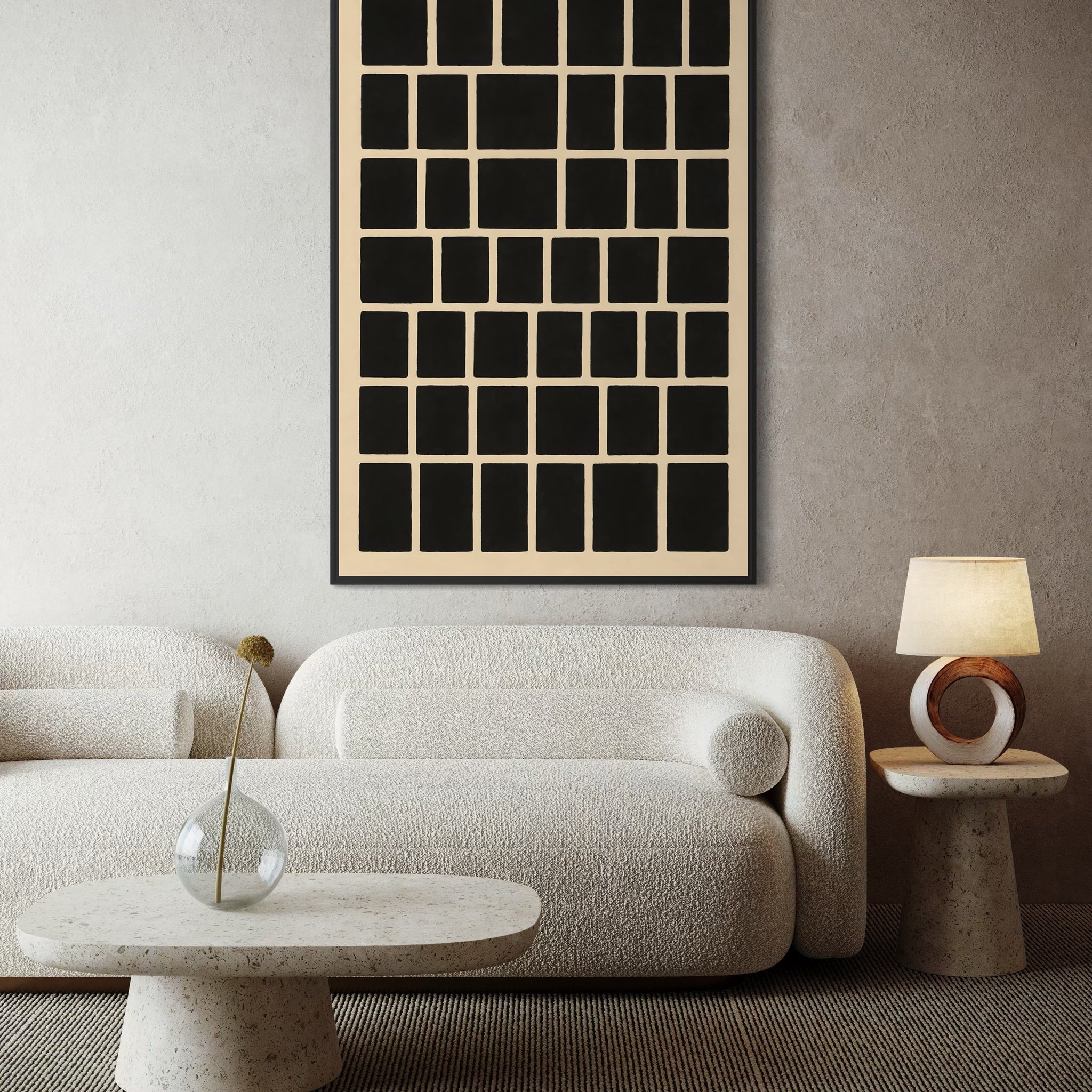 1601 - Quadro Abstrato Blocos