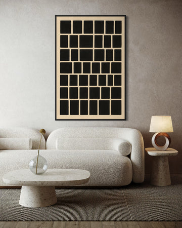 1601 - Quadro Abstrato Blocos