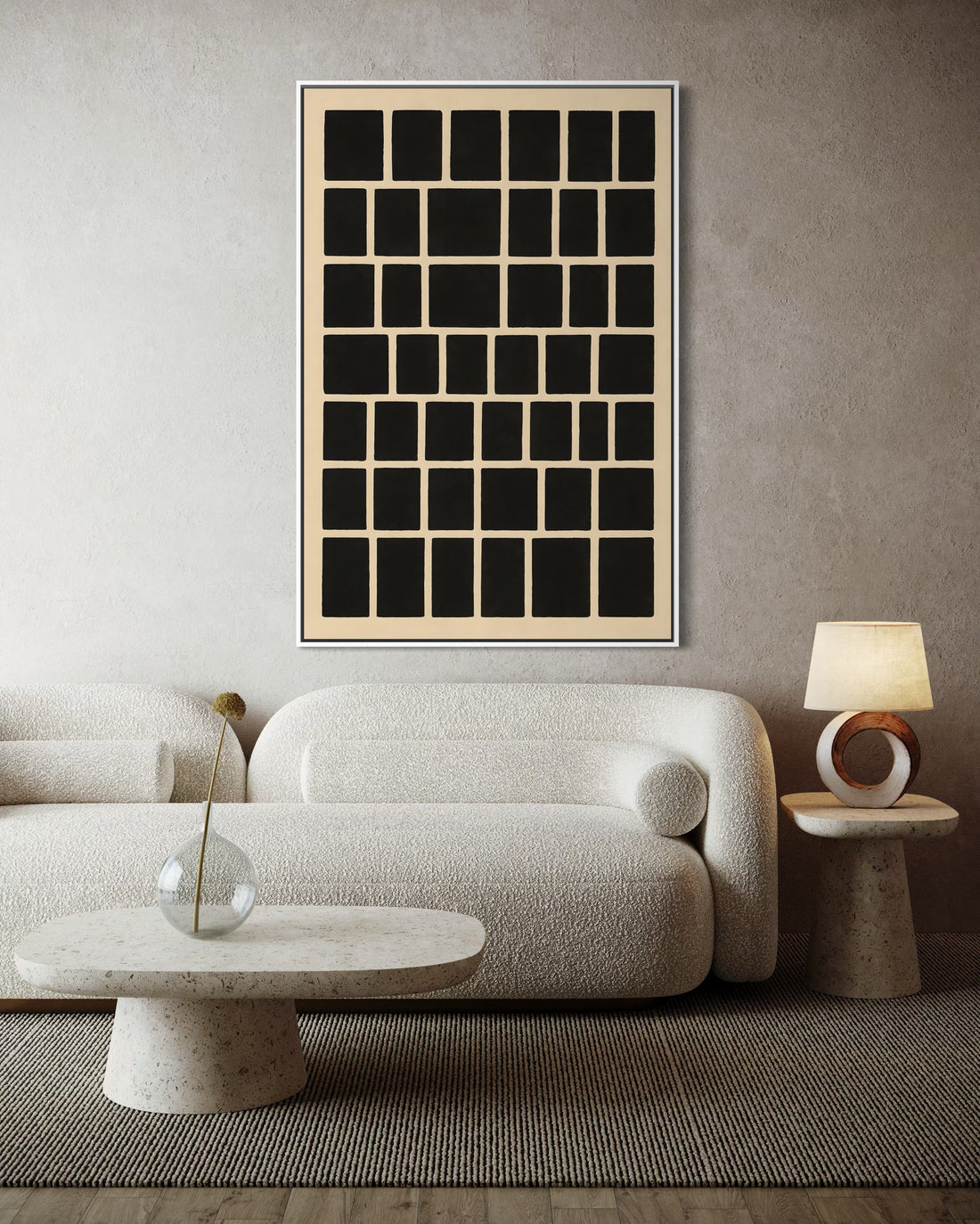 1601 - Quadro Abstrato Blocos